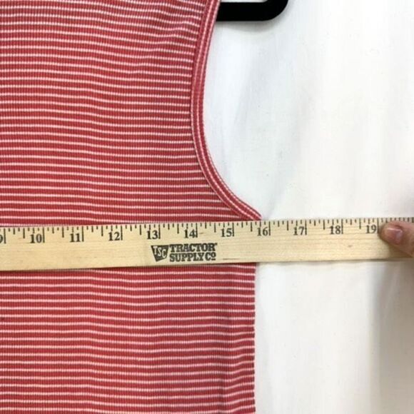 Anthropologie t.la Ribbed Striped Peplum Tank Size M - Picture 8 of 9